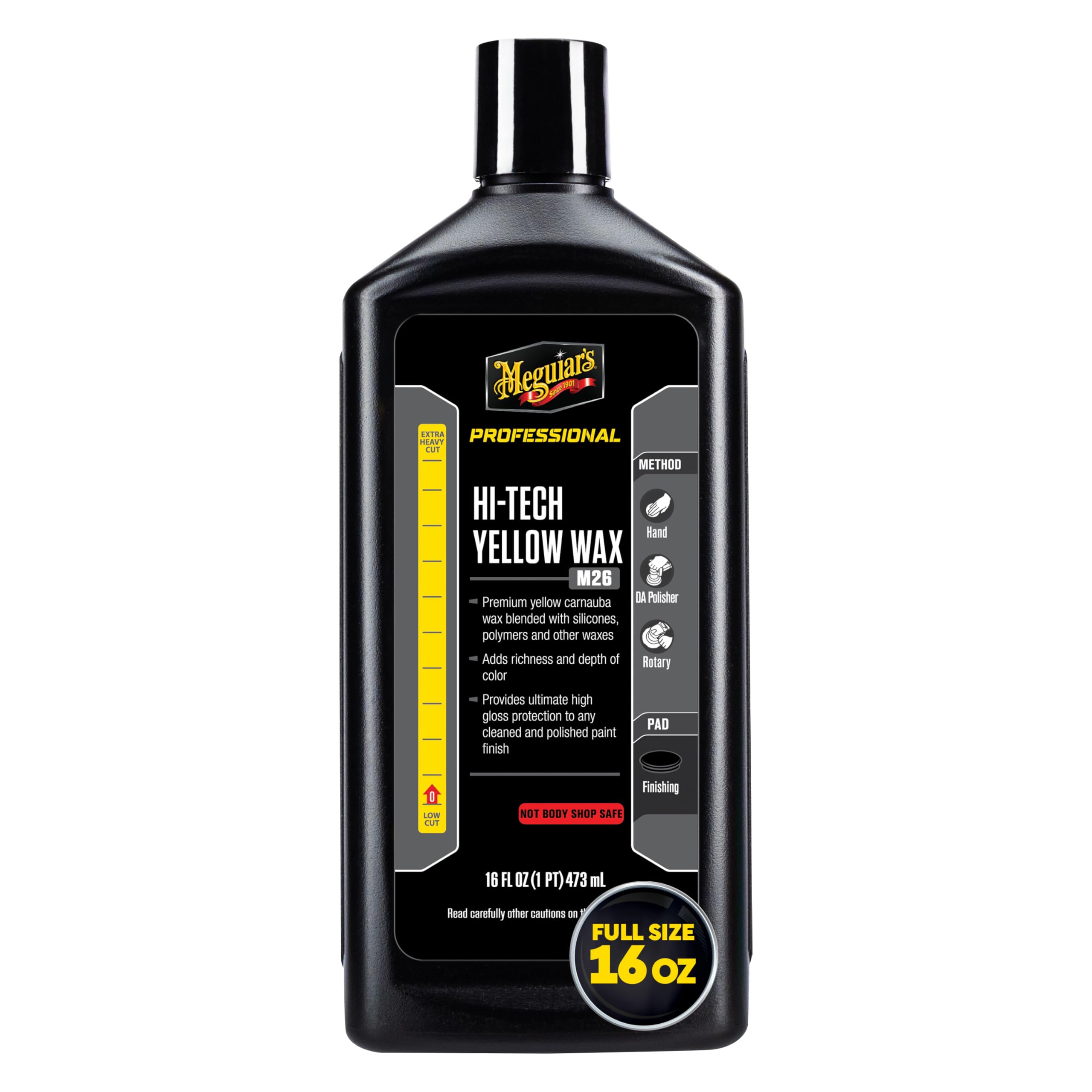 Meguiar's Mirror Glaze Hi-Tech Yellow Liquid Wax