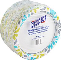 Genuine Joe Printed Disposable Paper Plates