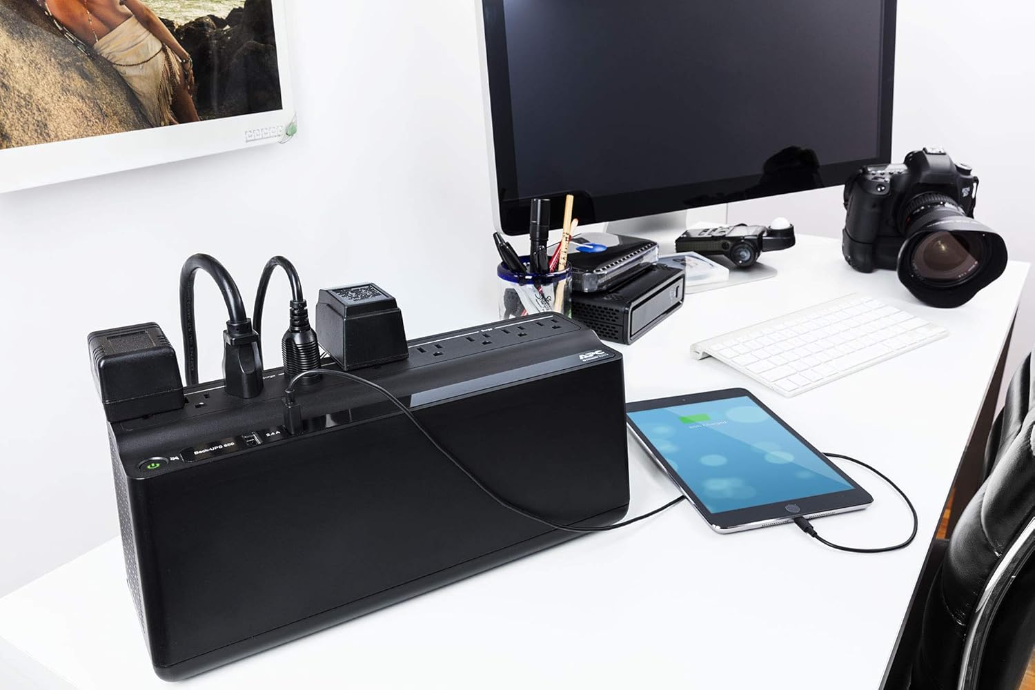 APC BR1000MS Back-UPS Pro 10-Outlet UPS, 1,000VA/600W