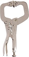 IRWIN Tools VISE-GRIP Locking C-Clamp, Original, Swivel Pad Tip, 4-inch (100mm) (165)