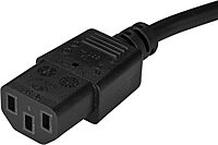 StarTech.com Computer Power Cord NEMA 5-15P to IEC C13 18AWG 125V 10A