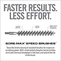 Real Avid Bore-Max Bore Brush, Nickel-Plated Bronze Barrel Brush with Stainless Steel Handle