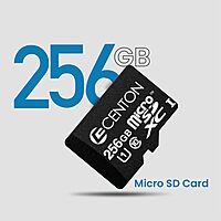 Centon Electronics Micro SD Card, UHS-I / A1 / V10 / U1 / Class 10 Flash Memory Card for Phones, Tablets, Cameras, and More, 256GB