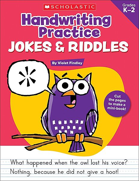 Scholastic Handwriting Practice: Jokes & Riddles