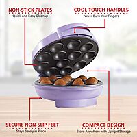 Brentwood Cake Pop Maker Non-Stick 12-Slot - Purple