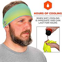 Ergodyne Chill-Its 6634 Cooling Headband, One Size