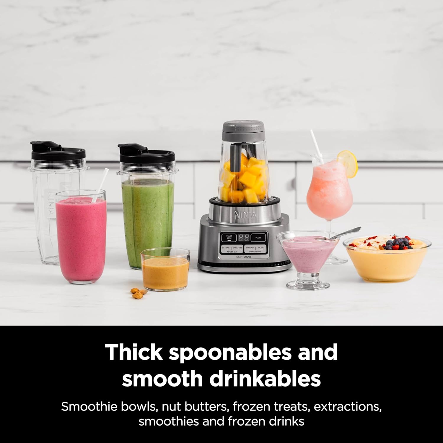 Ninja Blenders for Kitchen | Smoothie Blender, Mixer, Grinder - Premium Blending Performance for Sauces, Frozen Drinks