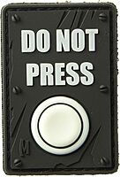 MAXPEDITION Do Not Press PVC Morale Patch