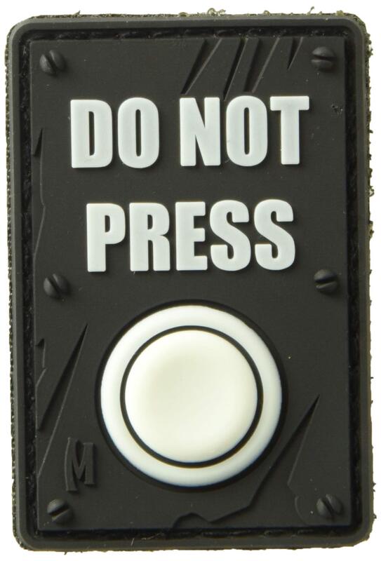 MAXPEDITION Do Not Press PVC Morale Patch