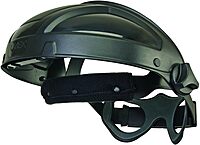 UVEX by Honeywell S9500 Uvex Turboshield Face Shield Headgear with Black Frame