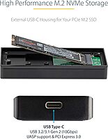 StarTech.com USB-C 10Gbps M.2 SSD Enclosure (2230/2242/2260/2280) - Aluminum