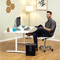 Fellowes PowerShred P-30C 6 Sheet Cross-Cut Deskside Paper Shredder for The Home Office 6-Sheet Paper Shredder