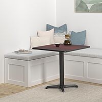 Flash Furniture Square Hospitality Table With X-Style Base, 31-3/16inH x 30inW x 30inD
