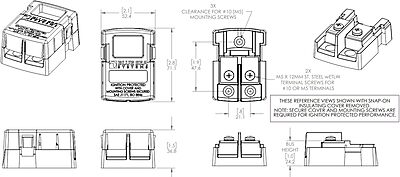 BLUE SEA SYSTEMS MAXI Fuse Block and In-Line Fuse Holder