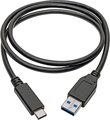 Tripp Lite USB C to USB-A Cable 3.1 10 Gbps USB-IF Certified USB Type C M/M 3ft - 1.25 GB/s - 3 ft - 1x Type A Male USB - U428C03G2