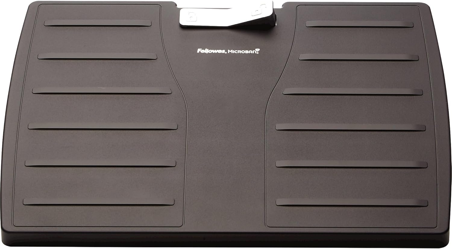 Fellowes Office Suites Adjustable Footrest, 17.5in x 13.1in - Black/Silver