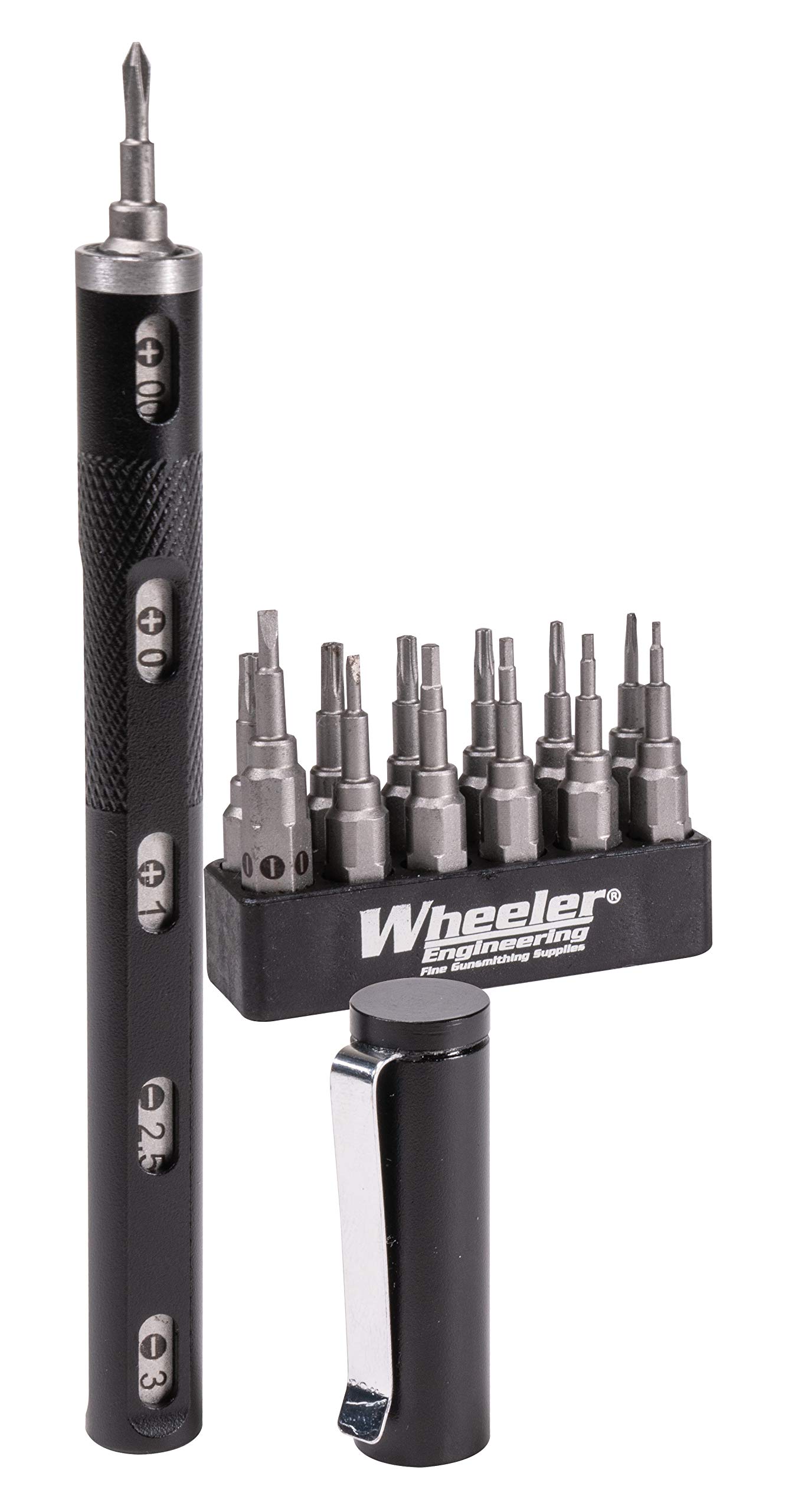 WHEELER Multi-Driver Tool Pen with Aluminum Handle for Gunsmithing and Firearm Maintenance