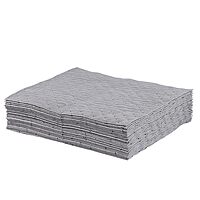 TaskBrand AS-HPB-P 15-Inch by 18-Inch Universal Grey AllSorb Melt Blown High Performance Sorbent Pad (100 Pads per Case)