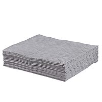 TaskBrand AS-HPB-P 15-Inch by 18-Inch Universal Grey AllSorb Melt Blown High Performance Sorbent Pad (100 Pads per Case)
