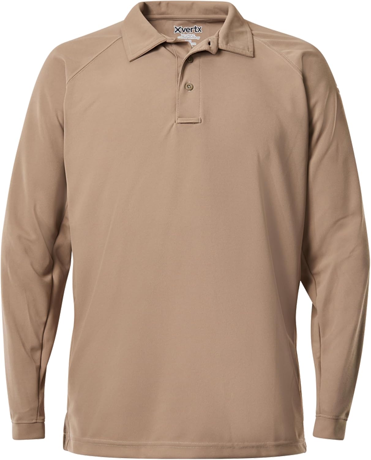 VERTX Mens Coldblack Long-Sleeve Tactical Polo Shirt