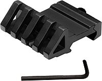NCSTAR MPR45 45 Degree Offset Rail Mount, black, Picatinny