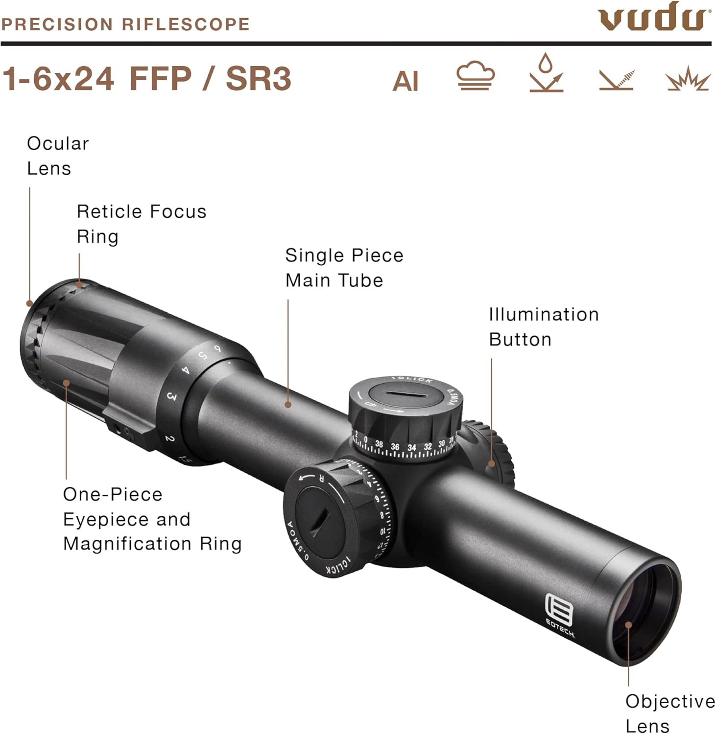 EOTECH Vudu Precision Rifle Scope FFP