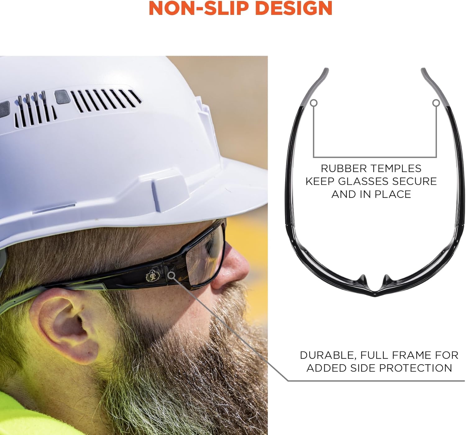 ERGODYNE Skullerz THOR Anti-Fog Safety Glasses