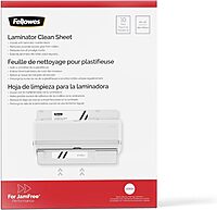Fellowes Laminator Cleaning Sheets, 10 Pack, 8.5 x 11 in
