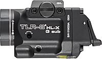 Streamlight 69476 TLR-8 HL-X G sub USB 1000-Lumen Weapon Rail-Mounted Rechargeable Tactical Flashlight with Integrated Green