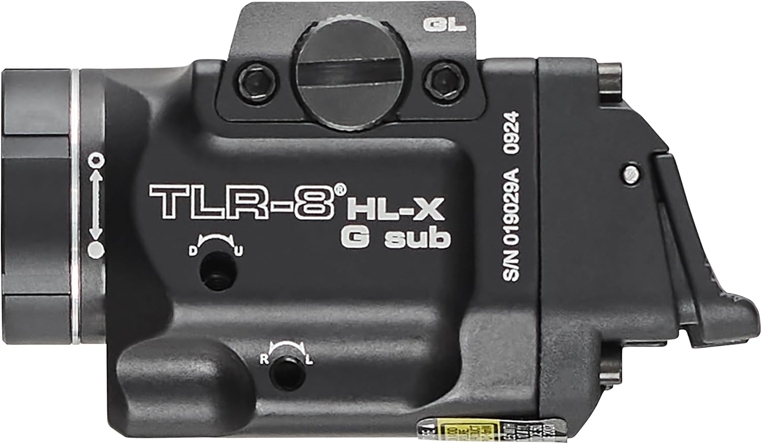 Streamlight 69476 TLR-8 HL-X G sub USB 1000-Lumen Weapon Rail-Mounted Rechargeable Tactical Flashlight with Integrated Green