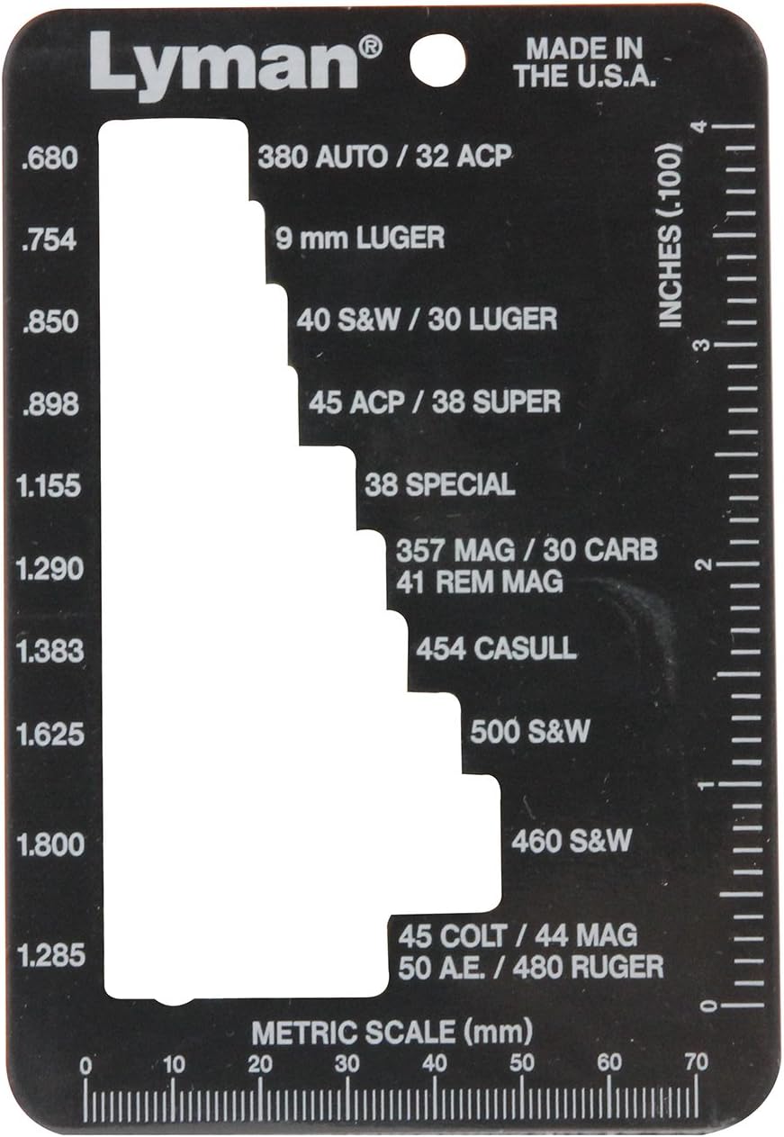 Lyman E-Zee Case Gauge Pistol and Revolver