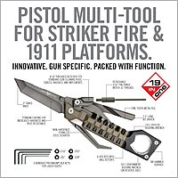 Real Avid 19-in-1 Pistol Tool and Walker's Razor Slim Electronic Ear Protection Bundle Pistol Tool + Ear Protection