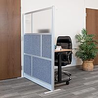 LUXOR Modular Room Divider Wall System Starter Wall