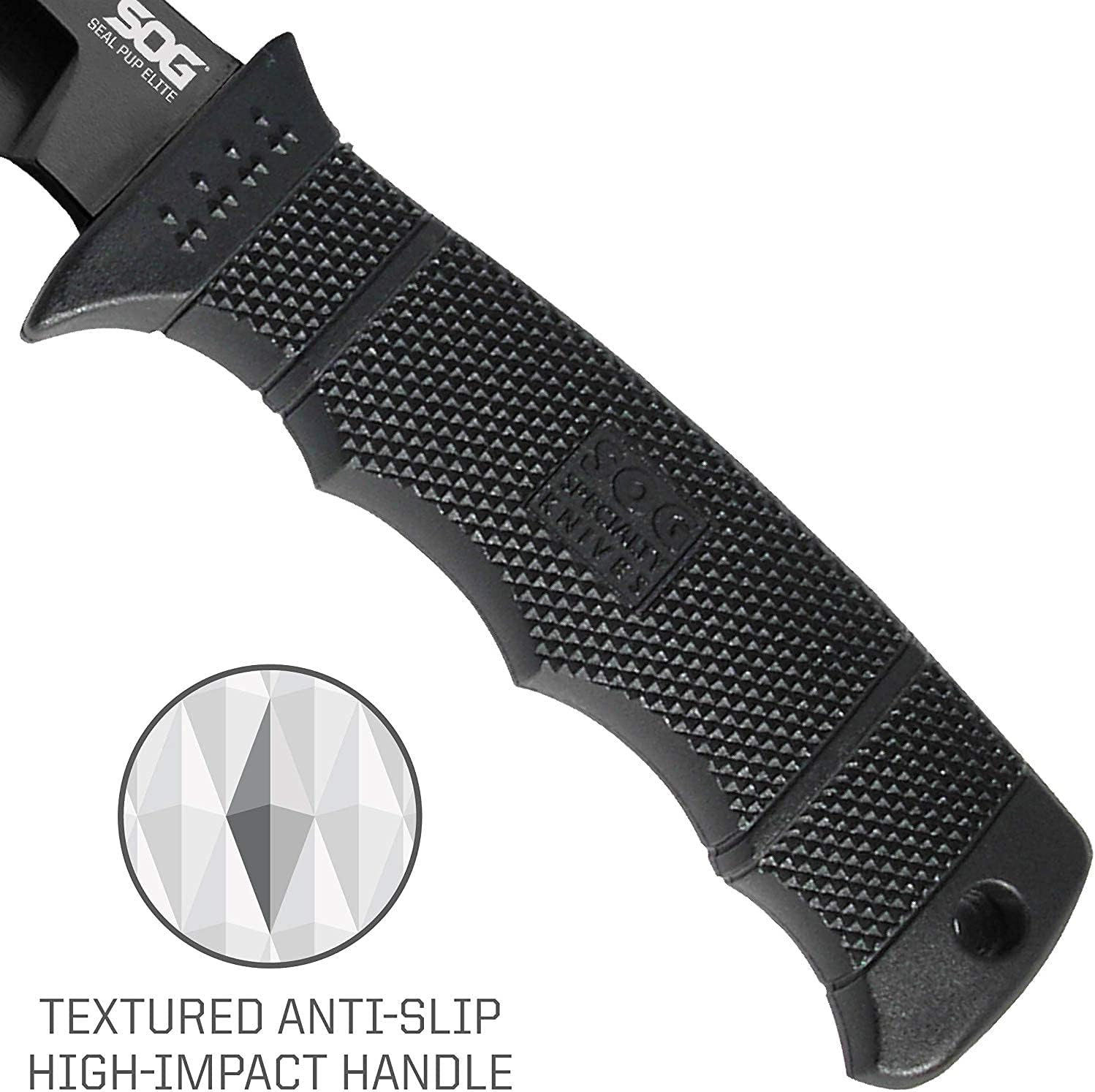 SOG SEAL Pup Elite Fixed Blade Knife with Sheath