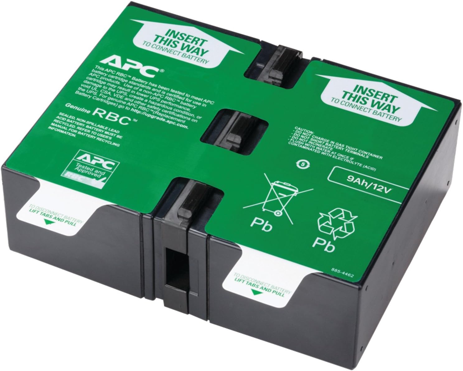 APC UPS Battery Replacement, APCRBC124, for APC UPS Models BR1500G, BX1500M, BR1300G, SMC1000-2U, SMC1000-2UC