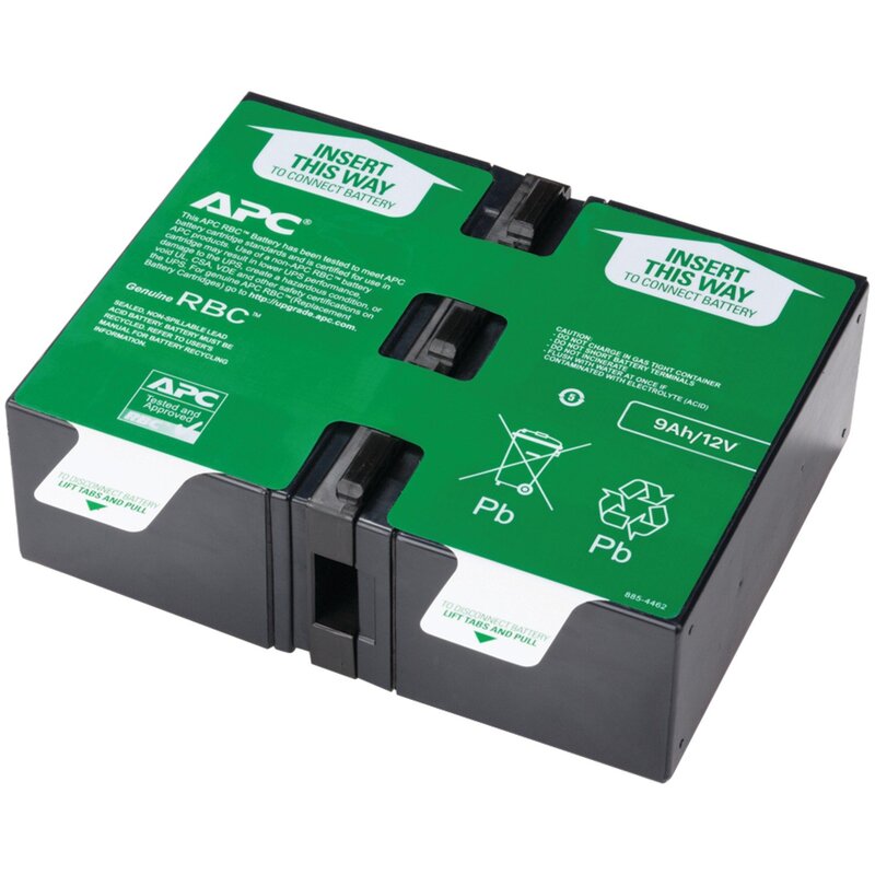 APC UPS Battery Replacement, APCRBC124, for APC UPS Models BR1500G, BX1500M, BR1300G, SMC1000-2U, SMC1000-2UC, and select others