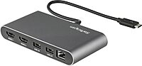StarTech.com Thunderbolt 3 Mini Dock - Portable Dual Monitor Docking Station