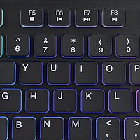 Adesso EasyTouch 137CB Illuminated Gaming Keyboard & Mouse Combo - USB Cable - 104 Key - English (US) - AKB137CB