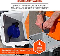 ERGODYNE Chill-Its Evaporative Polymer Cooling Hard Hat Pad