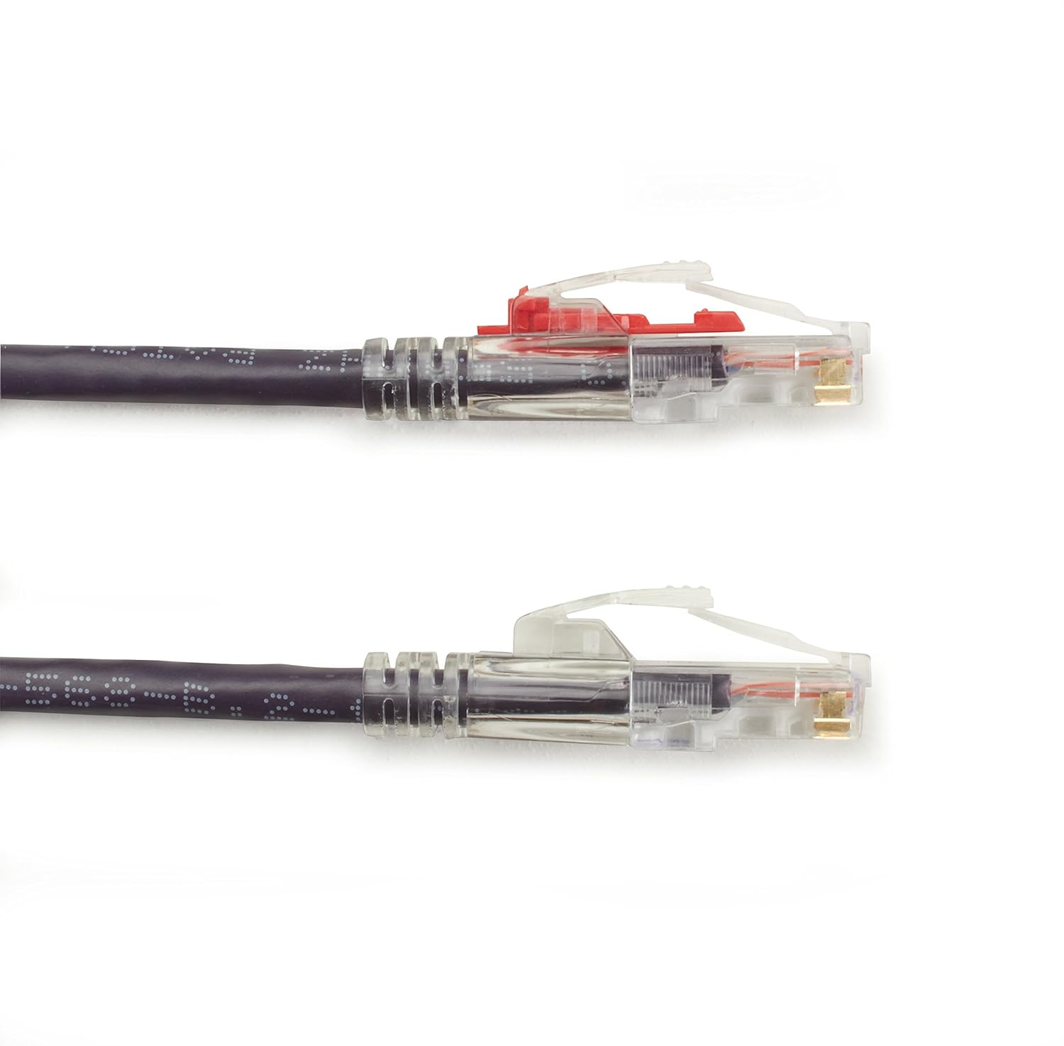 Black Box Corporation 7FT Violet CAT6 550MHZ Patch Cable UTP cm Locking SNAGLESS