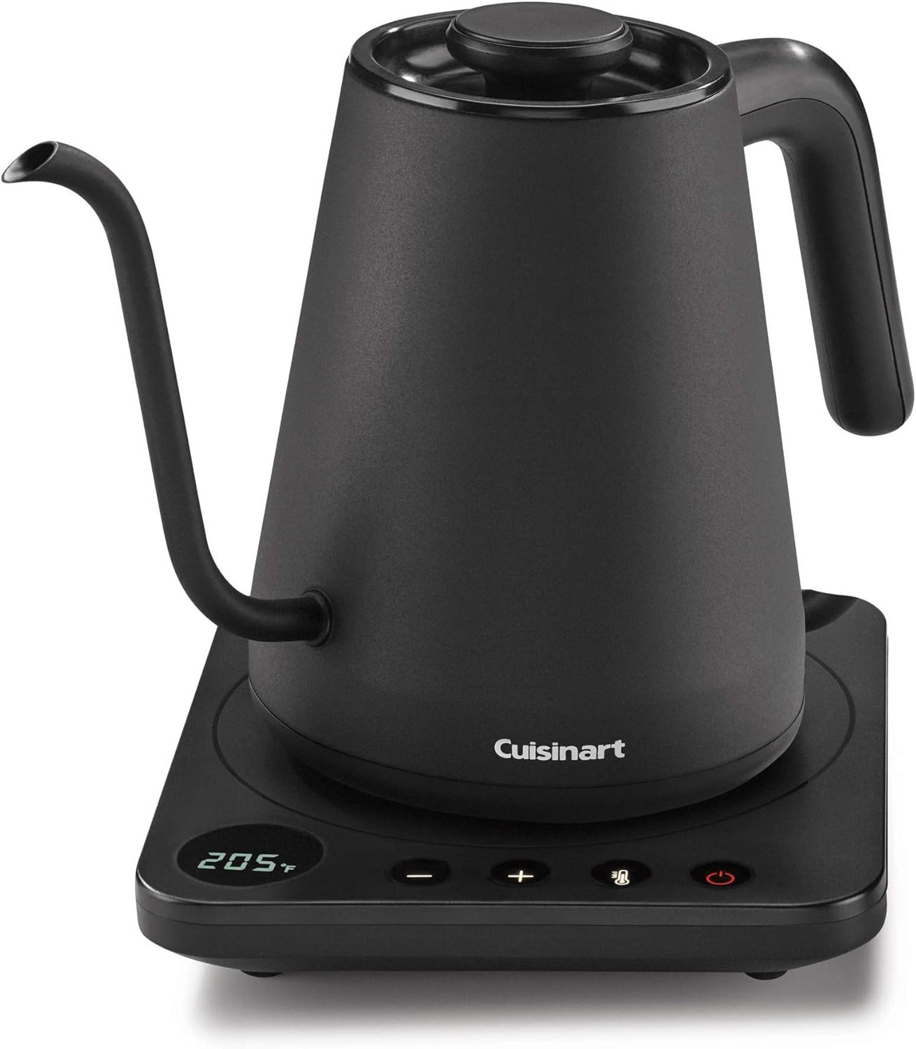 Cuisinart GK-1 Digital Goose Neck Kettle, Precision Gooseneck Spout Designed for Precise Pour Control that Holds 1-Liter