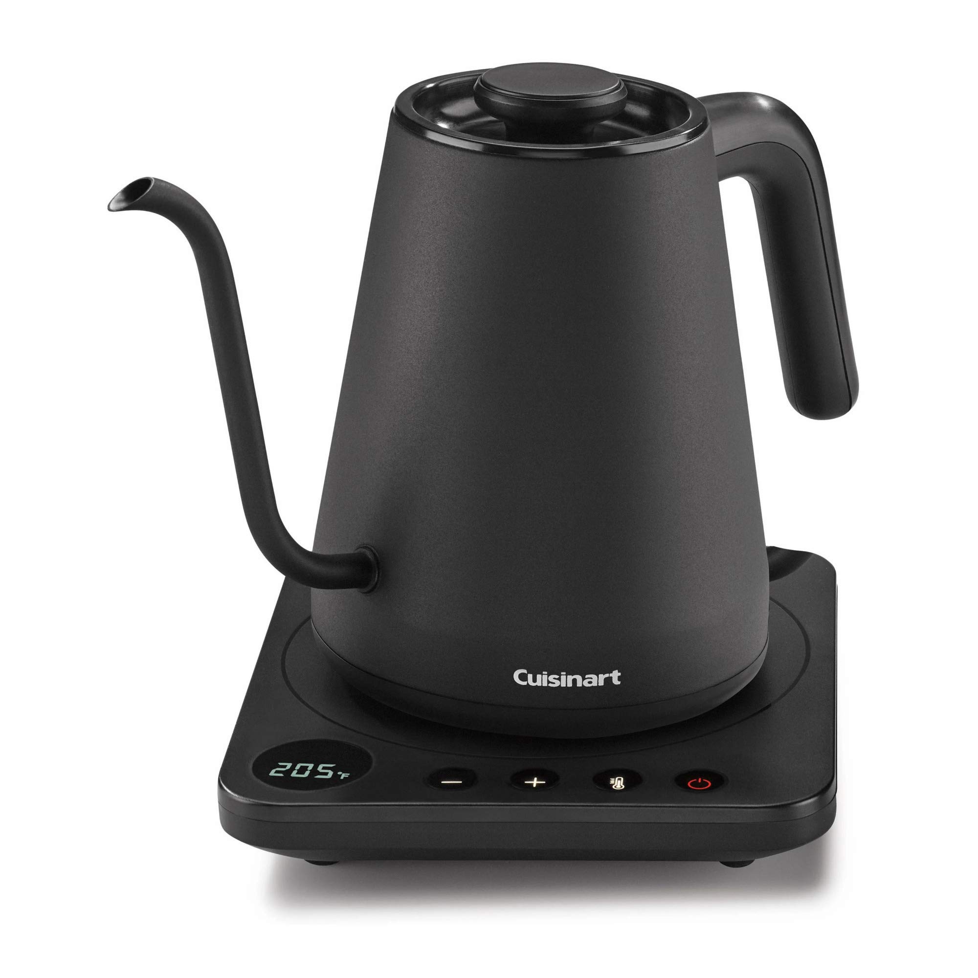 Cuisinart GK-1 Digital Goose Neck Kettle, Precision Gooseneck Spout Designed for Precise Pour Control that Holds 1-Liter