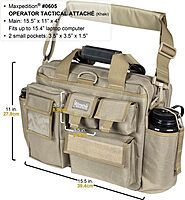 MAXPEDITION Operator Tactical Attache Black