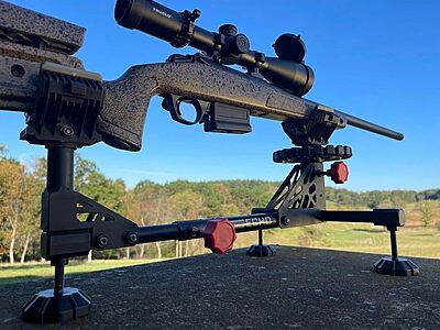 Birchwood Casey Echo Durable Adjustable Rifle Shooting Rest with Steel Frame Design & Non-Slip Rubber Stock Rest