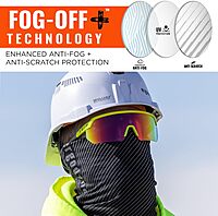 Ergodyne Skullerz AEGIR Polarized Fog-Off+ Safety Glasses