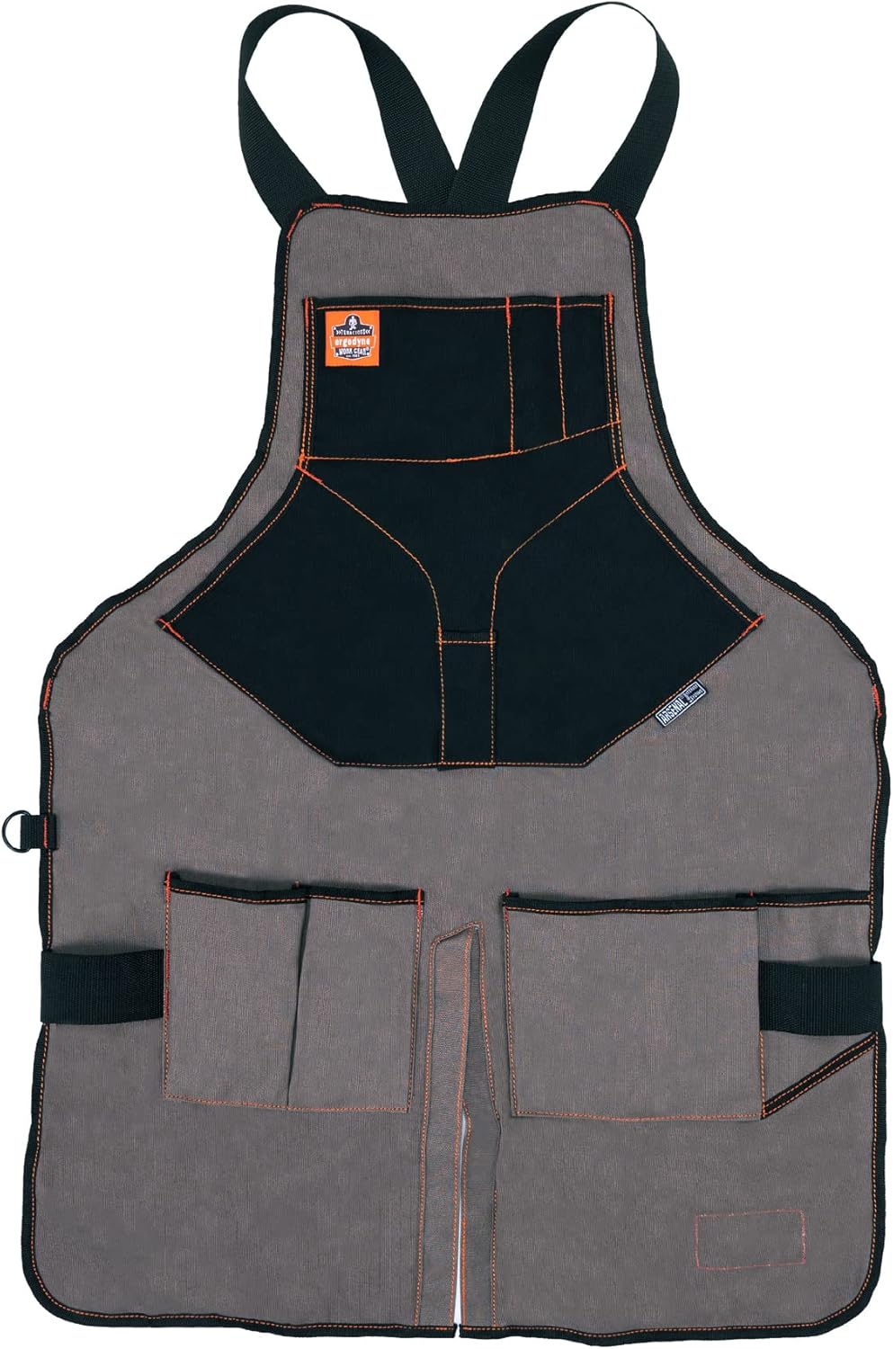 Ergodyne - 13696 Arsenal 5705 Full Length Tool Work Apron, 13-Pockets, Gray