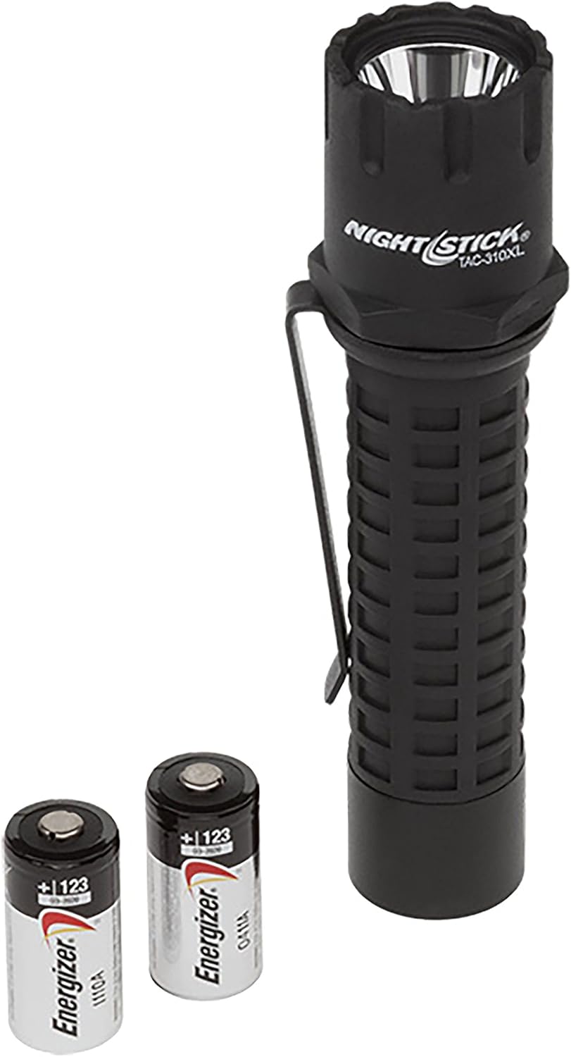 Nightstick TAC-310XL Xtreme Lumens Polymer Tactical Flashlight-Non-Rechargeable, 5.5-Inch, Black