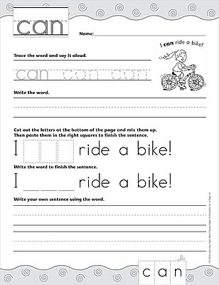 100 Write-and-Learn Sight Word Practice Pages: Engaging Reproducible Activity Pages That Help Kids Recognize, Write, and Really LEARN the Top 100 High-Frequency Words That are Key to Reading Success