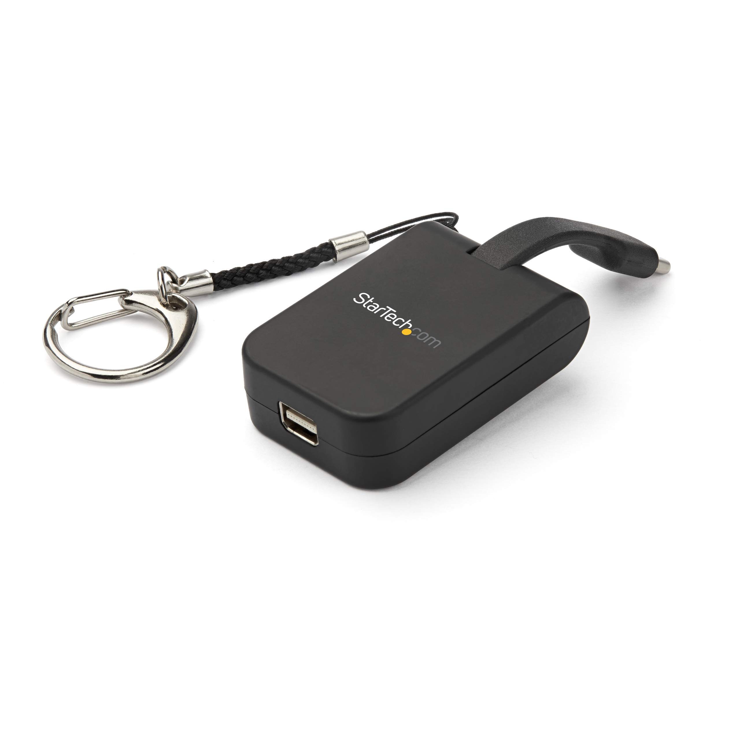 StarTech.com Compact USB C to Mini DisplayPort Adapter - 8K 60Hz/4K USB-C to mDP 1.4 Video Converter withKeychain Ring