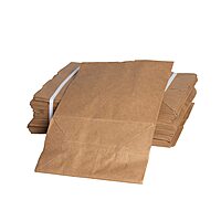 Armor Forensics Brown Paper Evidence Bags, Plain, Heavy Duty, 7 1/8" x 4.5" x 13 5/8", 100 pack
